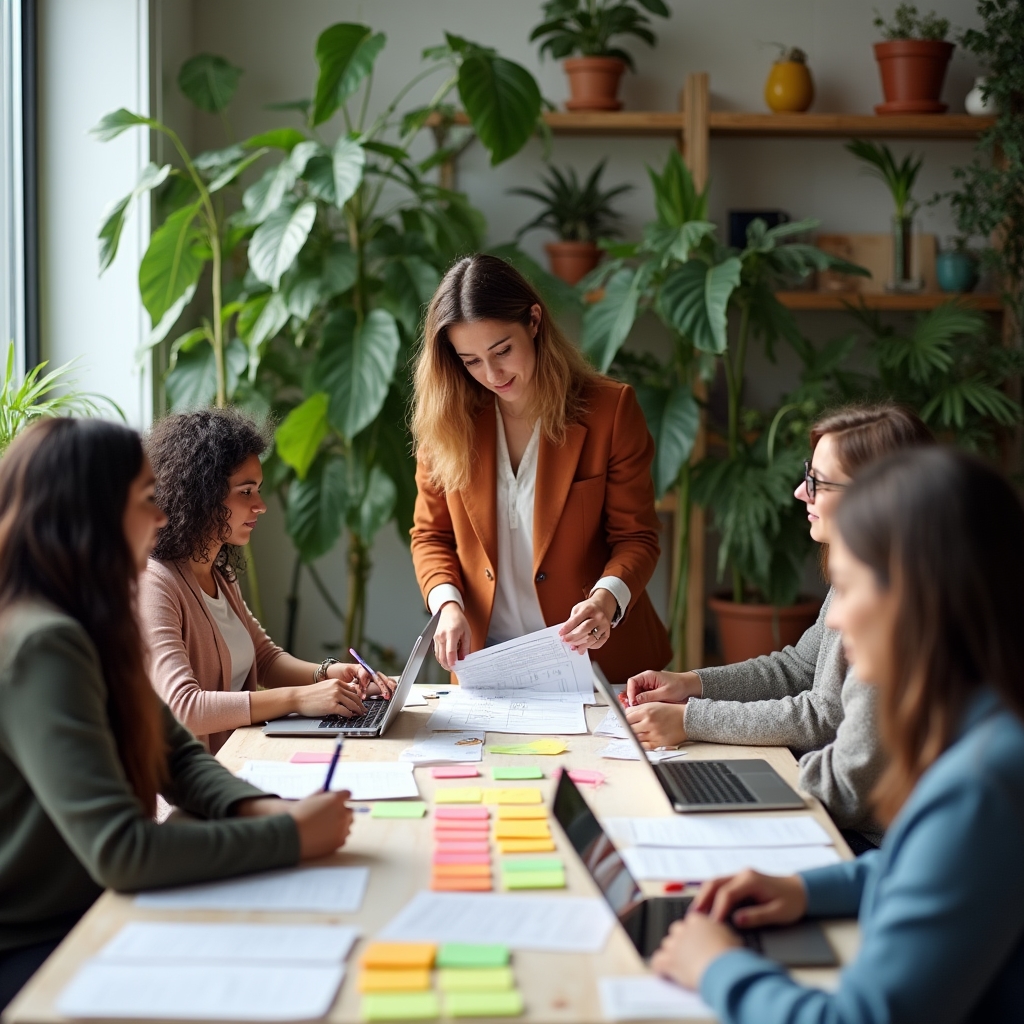 Workshop-Teilnehmer bei einer Datenübung